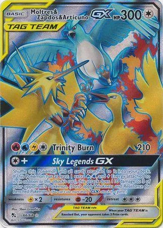 Moltres, Zapdos e Articuno-GX 66/68