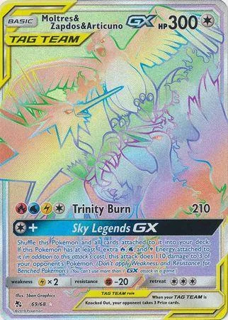 Moltres, Zapdos e Articuno-GX 69/68