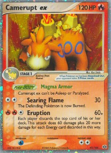 Camerupt ex 92/106