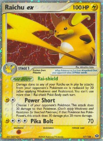 Raichu ex 97/106
