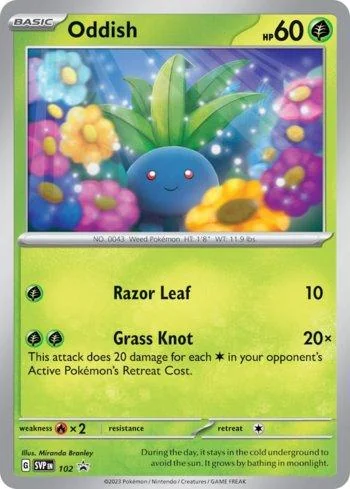 Oddish 102/∞