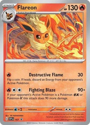Flareon 167/∞