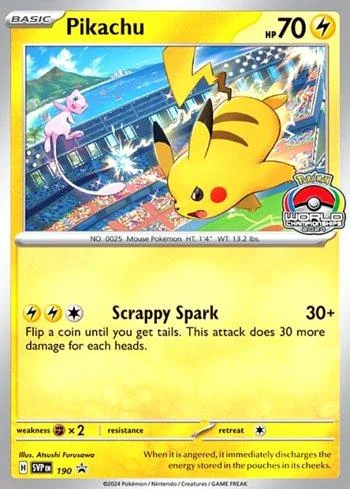 Pikachu 190/∞