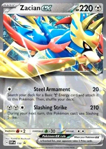 Zacian ex 198/∞