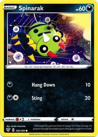 Spinarak 102/189