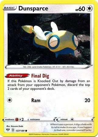 Dunsparce 137/189