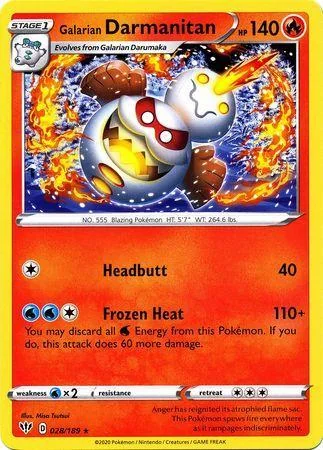 Darmanitan de Galar 28/189