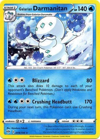 Darmanitan de Galar 44/189