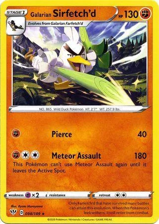Sirfetch'd de Galar 98/189