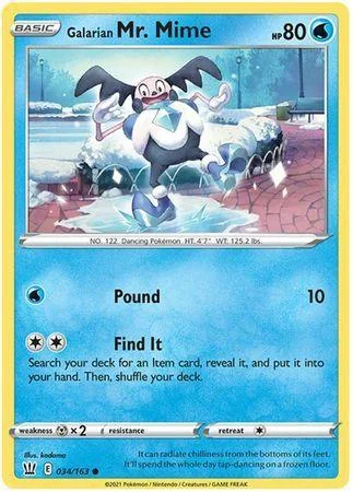 Mr. Mime de Galar 34/163