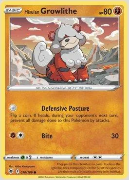 Growlithe de Hisui 070/189