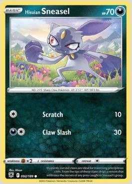 Sneasel de Hisui 092/189