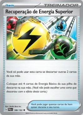 Recuperação de Energia Superior 189/193