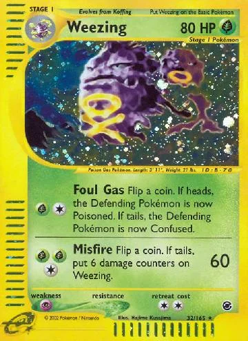 Weezing 32/165
