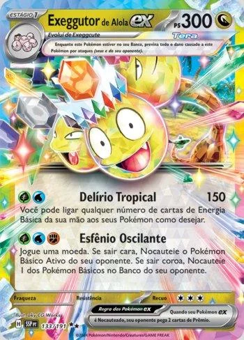 Exeggutor de Alola ex 133/191