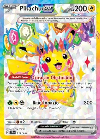 Pikachu ex 219/191