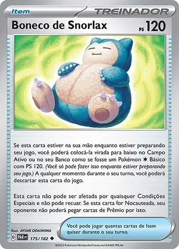 Boneco de Snorlax 175/182