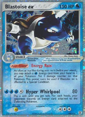 Blastoise ex 104/112