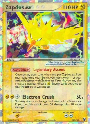 Zapdos ex 116/112