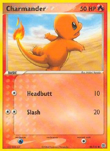 Charmander 58/112