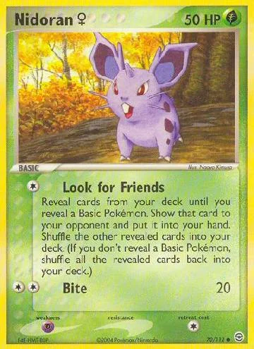 Nidoran Fêmea 70/112