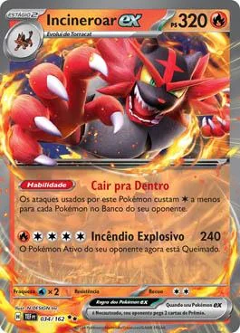 Incineroar ex 034/162