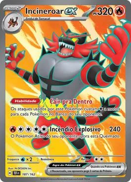 Incineroar ex 187/162