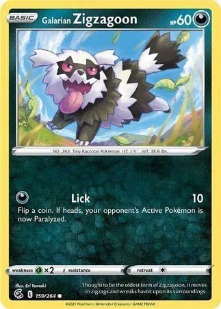 Zigzagoon de Galar 159/264