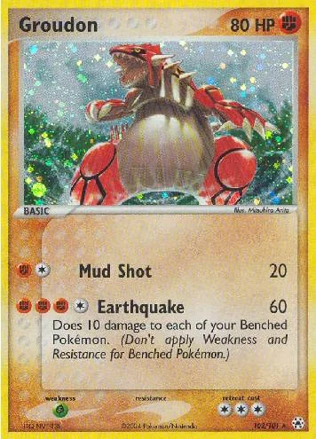 Groudon 102/101