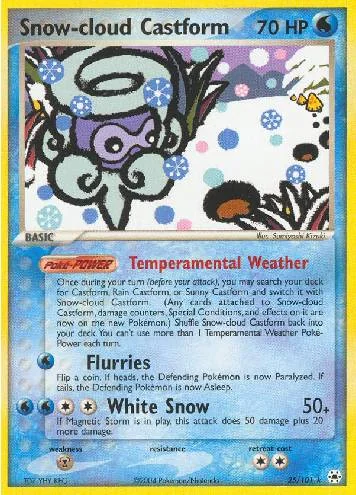 Snow-cloud Castform 25/101