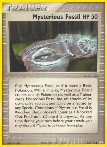 Mysterious Fossil 92/110