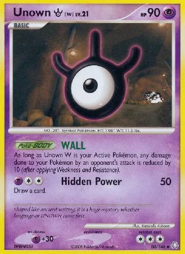 Unown W 80/146