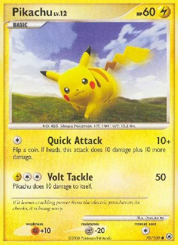 Pikachu 70/100