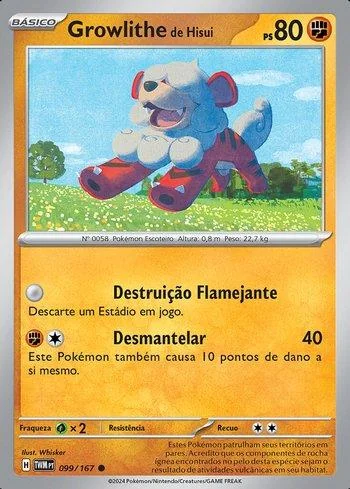Growlithe de Hisui 099/167