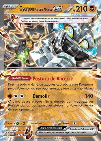Ogerpon Máscara Alicerce ex 112/167