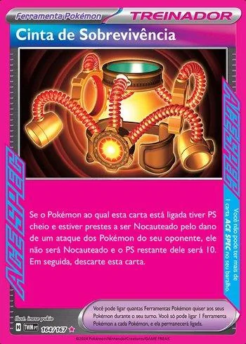 Cinta de Sobrevivência 164/167