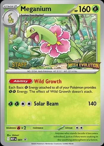 Meganium [Staff] 001b/∞