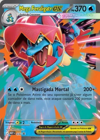 Mega Feraligatr ex 036/∞