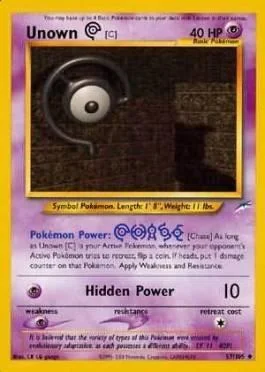 Unown C 57/105