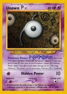 Unown P 58/105