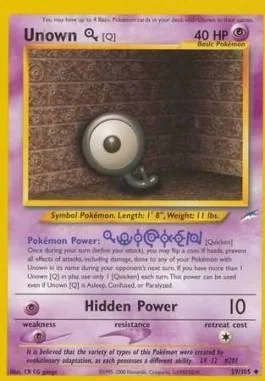 Unown Q 59/105
