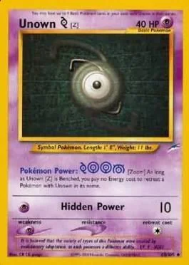 Unown Z 60/105