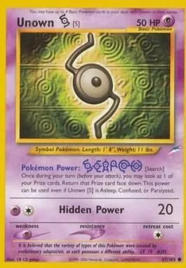 Unown S 87/105
