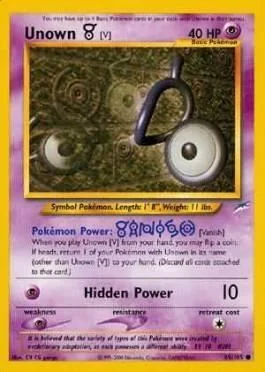 Unown V 89/105