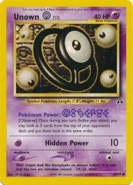 Unown O 69/75