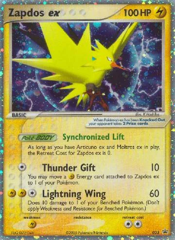 Zapdos ex 33/40