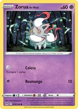 Zorua de Hisui 075/196