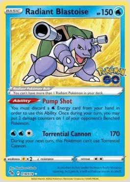 Blastoise Radiante 018/078