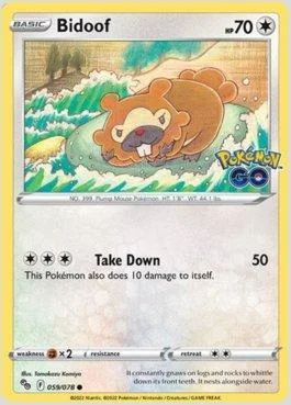 Bidoof 059/078