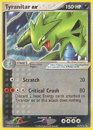 Tyranitar ex 17/17